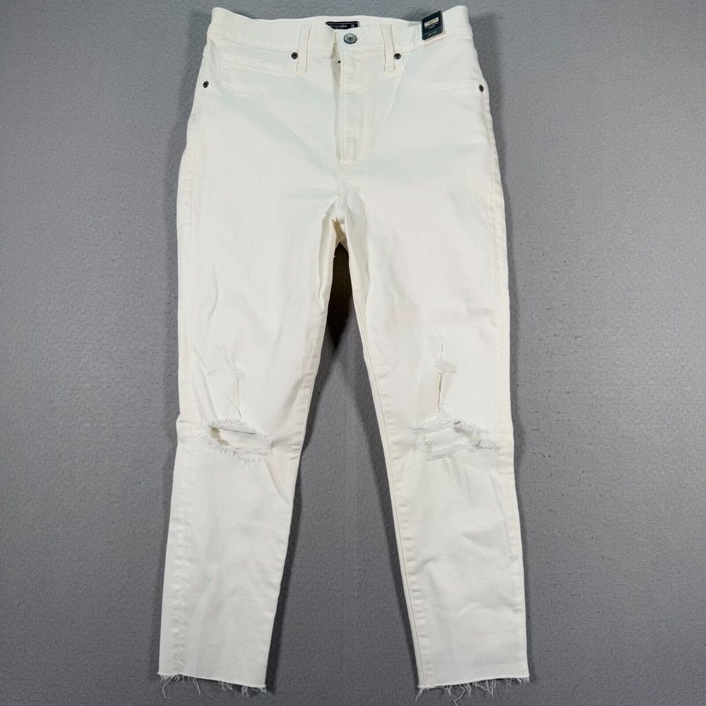 Abercrombie & Fitch Ultra High Rise Skinny Ankle Jeans Womens 30/10 S 23" Inseam